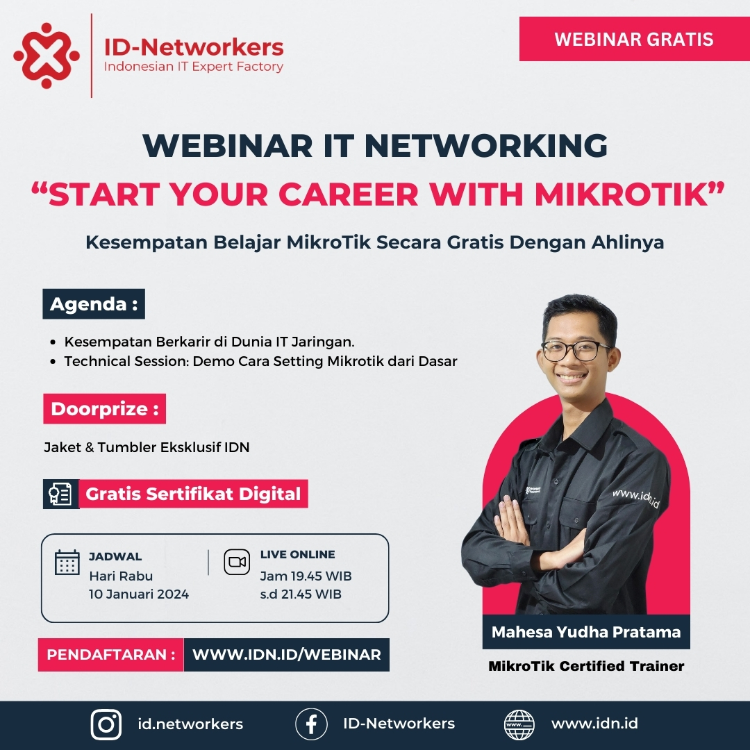 Webinar Mikrotik 10 Januari 2024 LMS