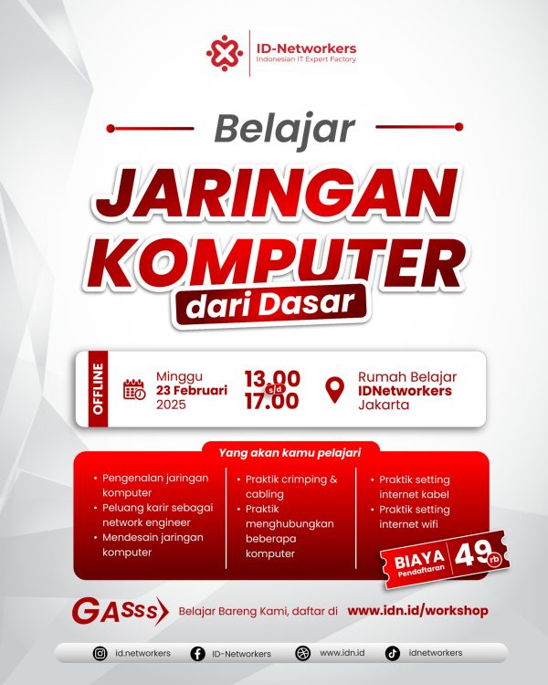 Belajar Jaringan Komputer dari Dasar | Langkah awal menjadi Network Engineer