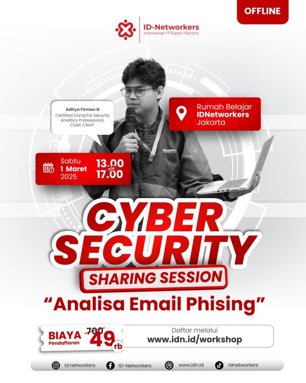 Cyber Security Sharing Session Analisa Email Phising (Offline)