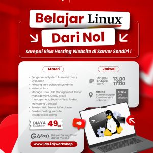 Offline Workshop - Belajar Linux dari nol (Siang, 27 April 2025)