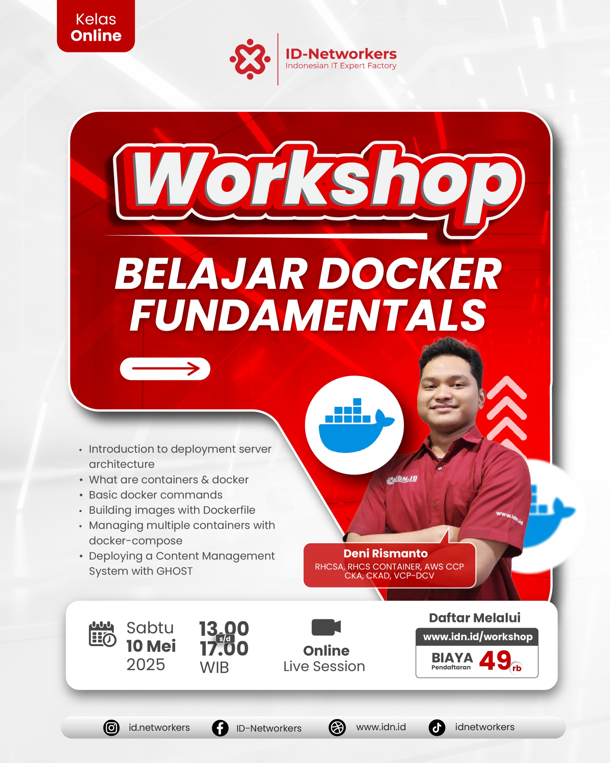 Belajar Docker Fundamentals (Online)