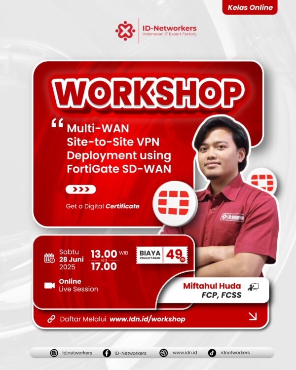Multi-WAN Site-to-Site VPN Deployment using FortiGate SD-WAN (Online)