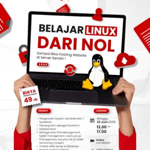 Belajar Linux dari Nol - Online (22 Juni)