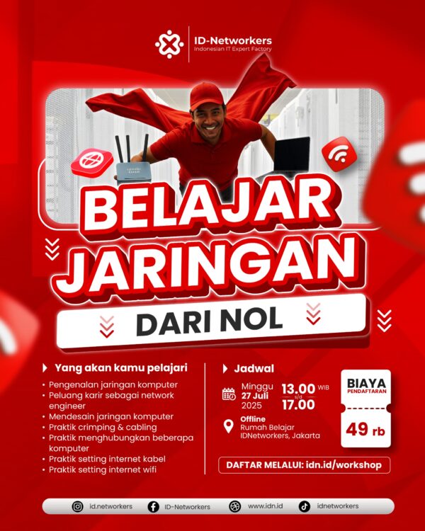 Belajar Jaringan Komputer Dari Nol - Siang Offline ( 27 Juli 2025 )