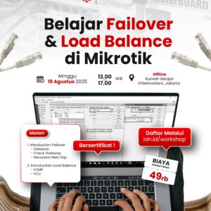 Belajar Failover & Load Balance Di Mikrotik