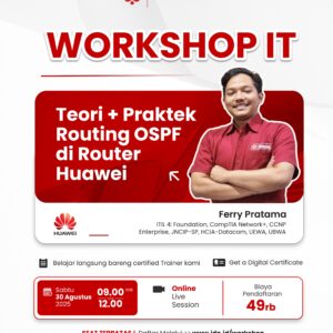 Belajar Routing OSPF di Router Huawei (Online)