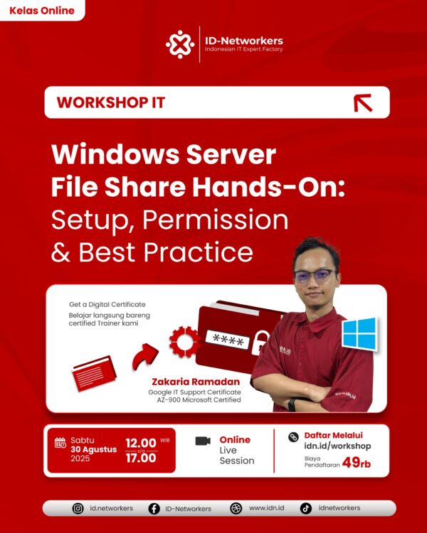 Windows Server Hands-On: Setup, Permission & Best Practice (Online)