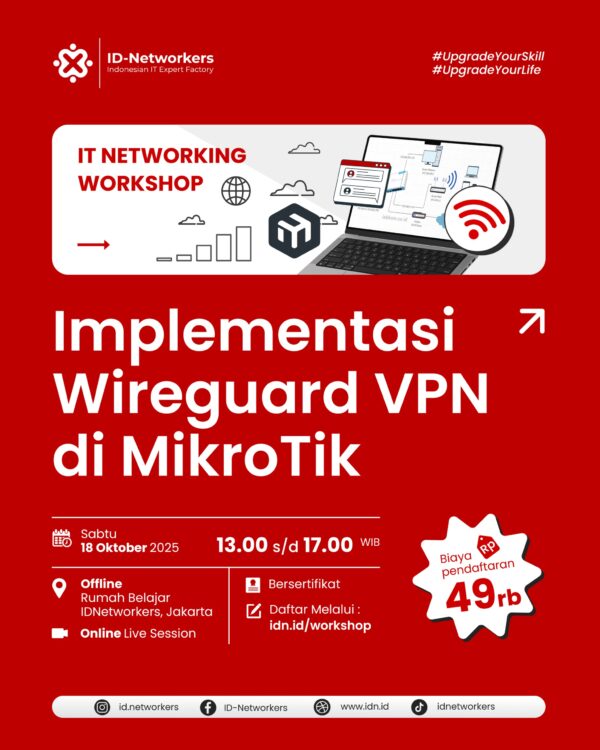 Implementasi Wireguard VPN di Mikrotik (Online)