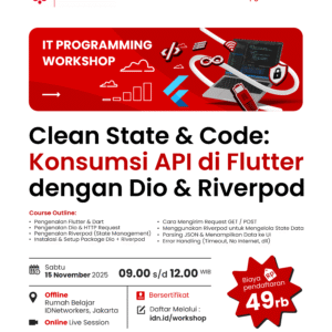 Clean State & Clean Code: Konsumsi API di Flutter dengan Dio dan Riverpod (Offline)