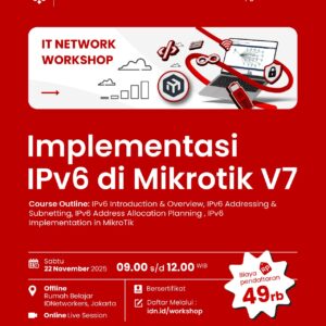 Implementasi IPv6 di Mikrotik V7 (Offline)