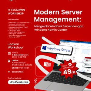 Modern Server Management: Mengelola Windows Server dengan Windows Admin Center (Offline)
