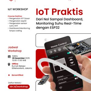 IoT Praktis : Dari Nol Sampai Dashboard, Monitoring Suhu Real-Time dengan ESP32 (Offline)