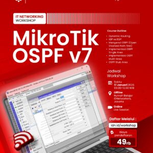 Belajar MikroTik OSPF v7 (Offline)