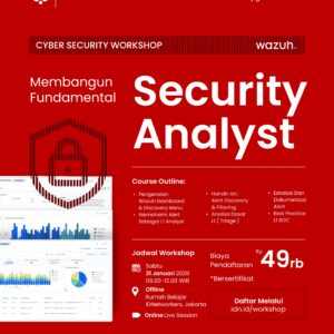 Wazuh : Membangun Fundamental Security Analyst (Online)