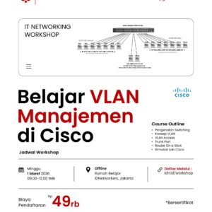Belajar VLAN Manajemen di Cisco (Offline)