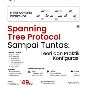 Spanning Tree Protocol Sampai Tuntas: Teori dan Praktik Konfigurasi (Online)