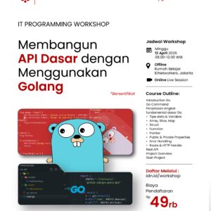 Membangun API Dasar dengan menggunakan Golang (Online)
