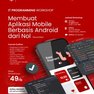 Membuat Aplikasi Mobile Berbasis Android dari Nol (Online)