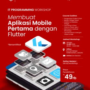 Membuat Aplikasi Mobile Pertama dengan Flutter (Online)