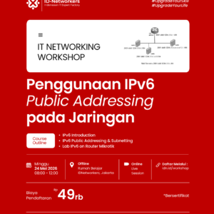 Penggunaan IPv6 Public Addressing Pada Jaringan LAN di MikroTik RouterOS (Offline)