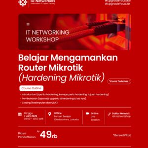 Belajar Mengamankan Router Mikrotik (Hardening Mikrotik) (Online)
